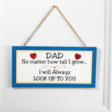 Dad Framed Quotation Wall Hanging - Blue