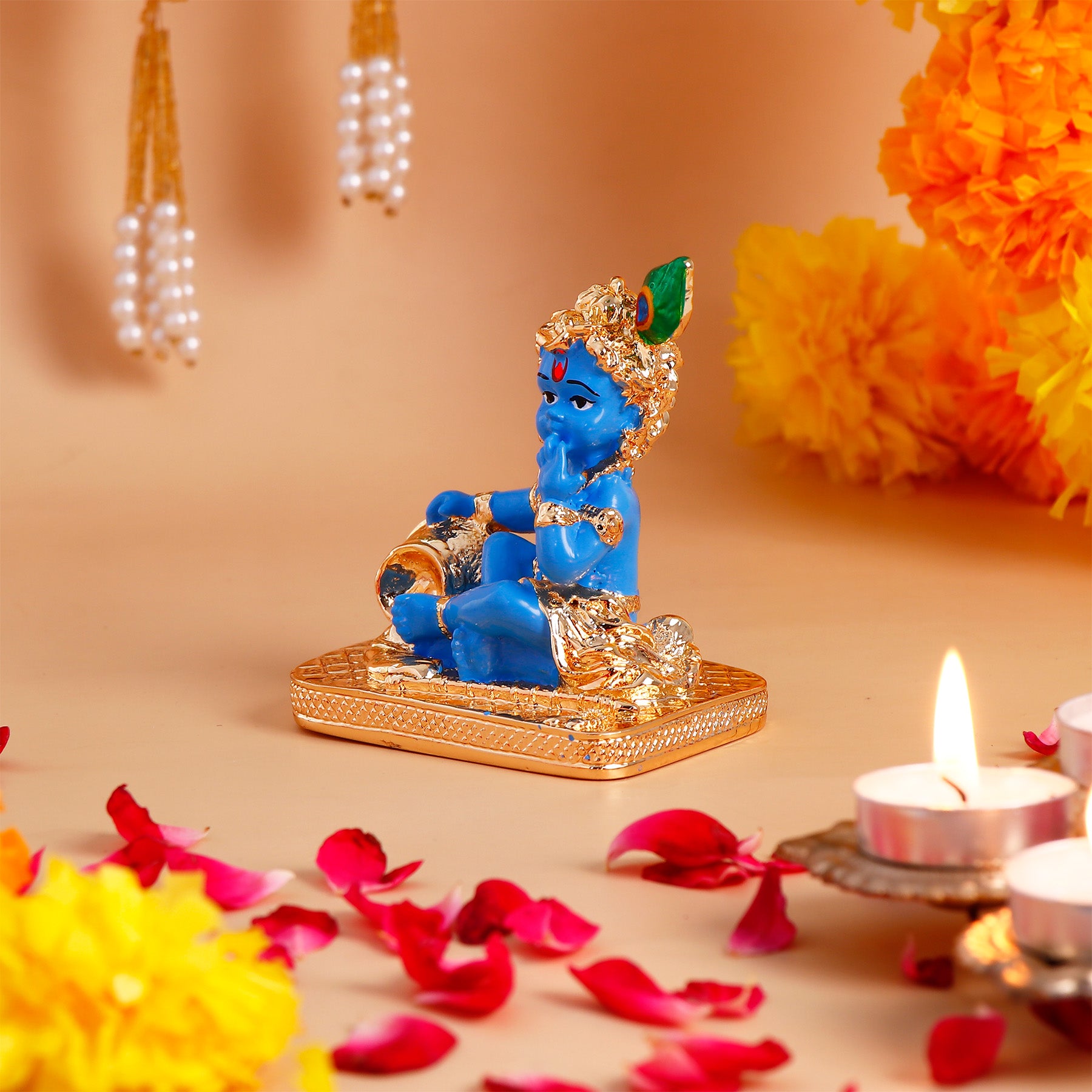 Mini Idol Makhan Chor Krishna Idol