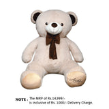 Giant 6 ft Beige Cuddly Teddy Bear