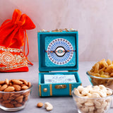 Happy Rakhi Trunk Box with Dry Fruits Gift Set Gift Set