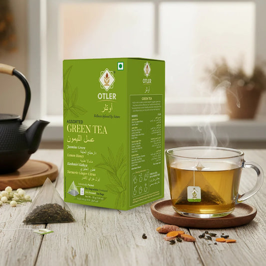 OTLER Assorted Green Tea - 4 Flavours