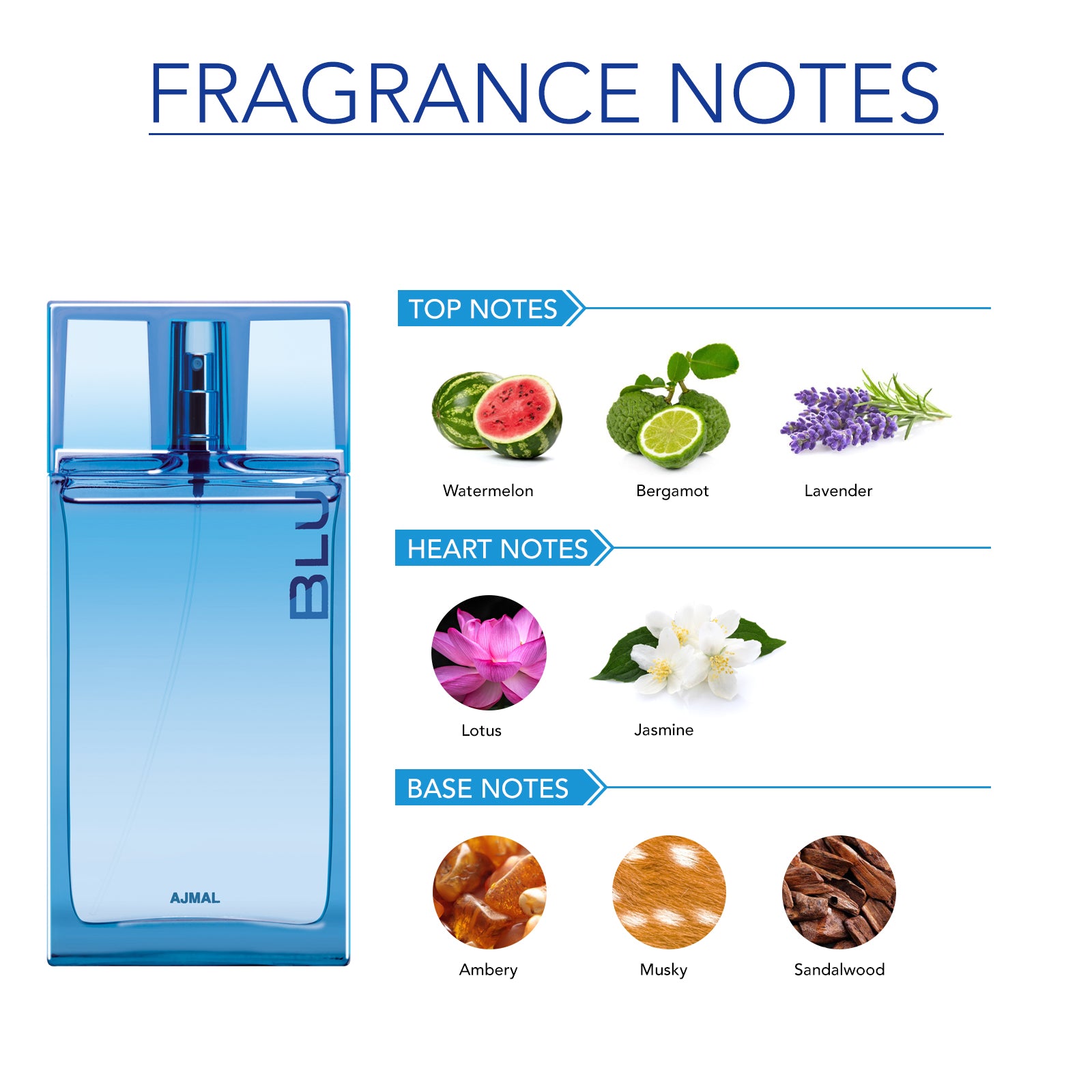 Ajmal Blu Luxury Perfume 90 ML