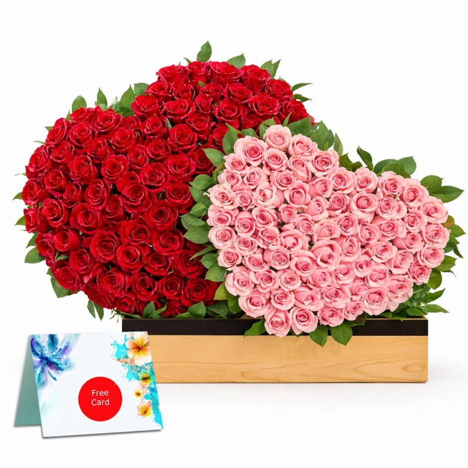 Twilight Love LED Wooden Shadow Box