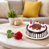 Red Rose and Cake