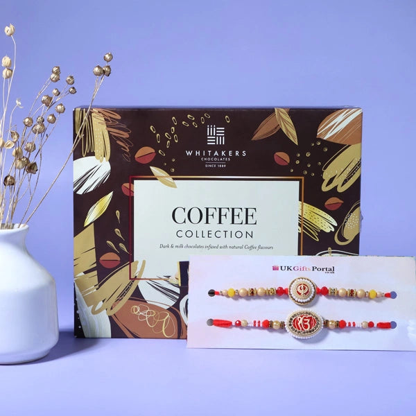 Ik Onkar Rakhi Set with Coffee Collcetion Box
