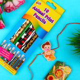 Bal Hanuman Kid's Rakhi with Printed Pencil