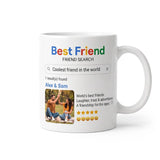 Personalized Best Friend Photo Mug