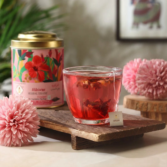 OTLER Hibiscus Herbal Tisane - 25 Tea Bags