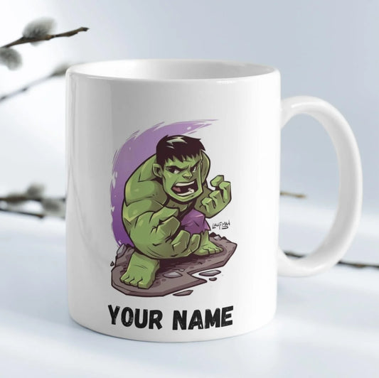 Personalized Hulk-Themed Ceramic Mug 350 ml