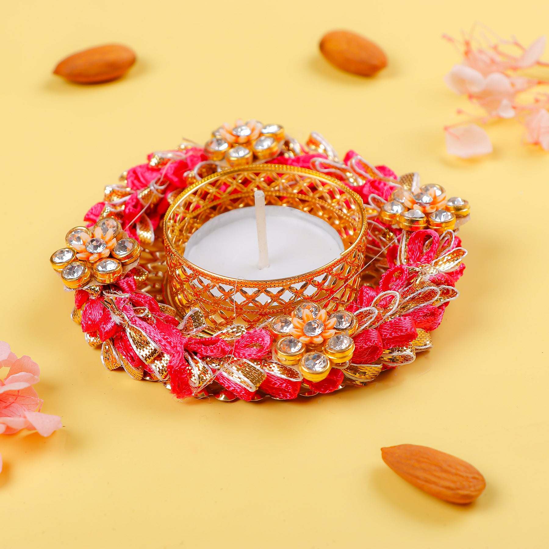 Handcrafted Festive Diya Decor Set of 4