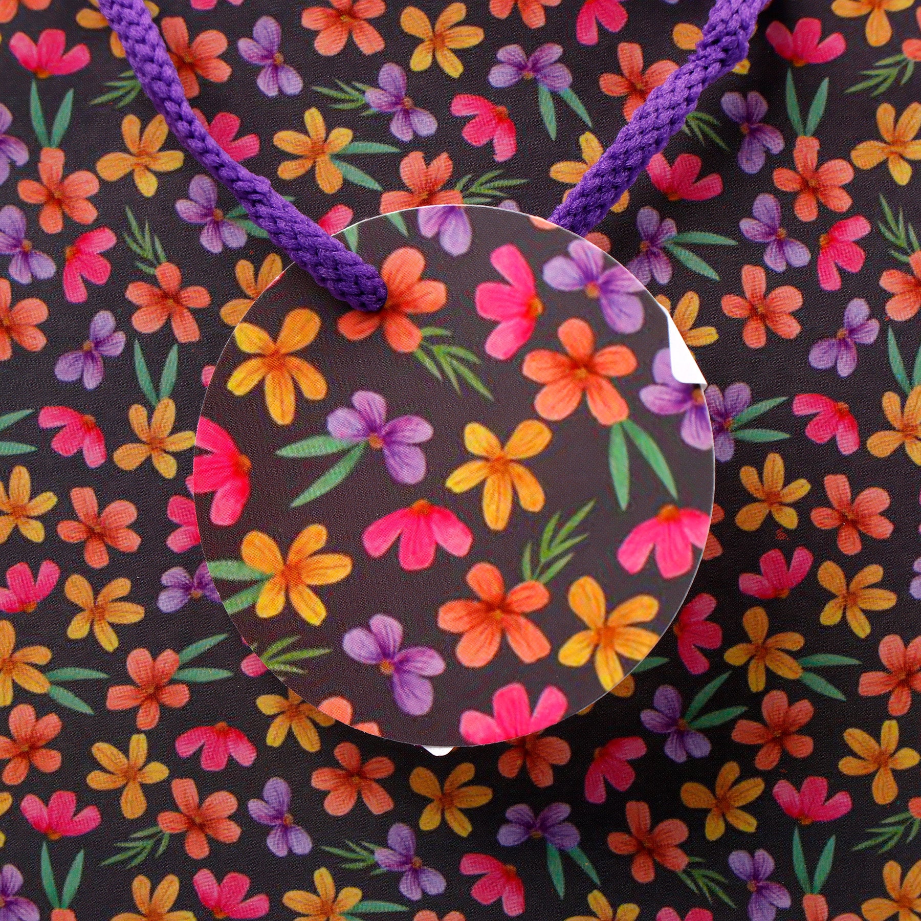 Little Flowers Print Paper Bags Pack of 3 (S/M/L)