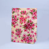 Pink Blooms Print Paper Bags Pack of 3 (S/M/L)