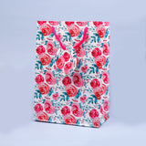 Pink Rose Print Paper Bags Pack of 3 (S/M/L)