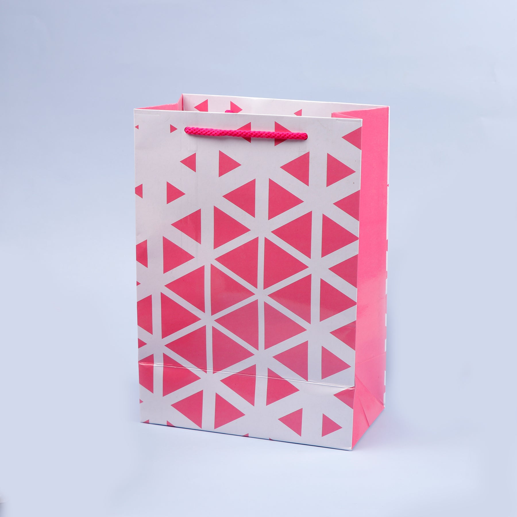 Abstract Triangle Print Paper Bags Pack of 3 (S/M/L)
