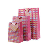Abstract Linear Print Paper Bags Pack of 3 (S/M/L)