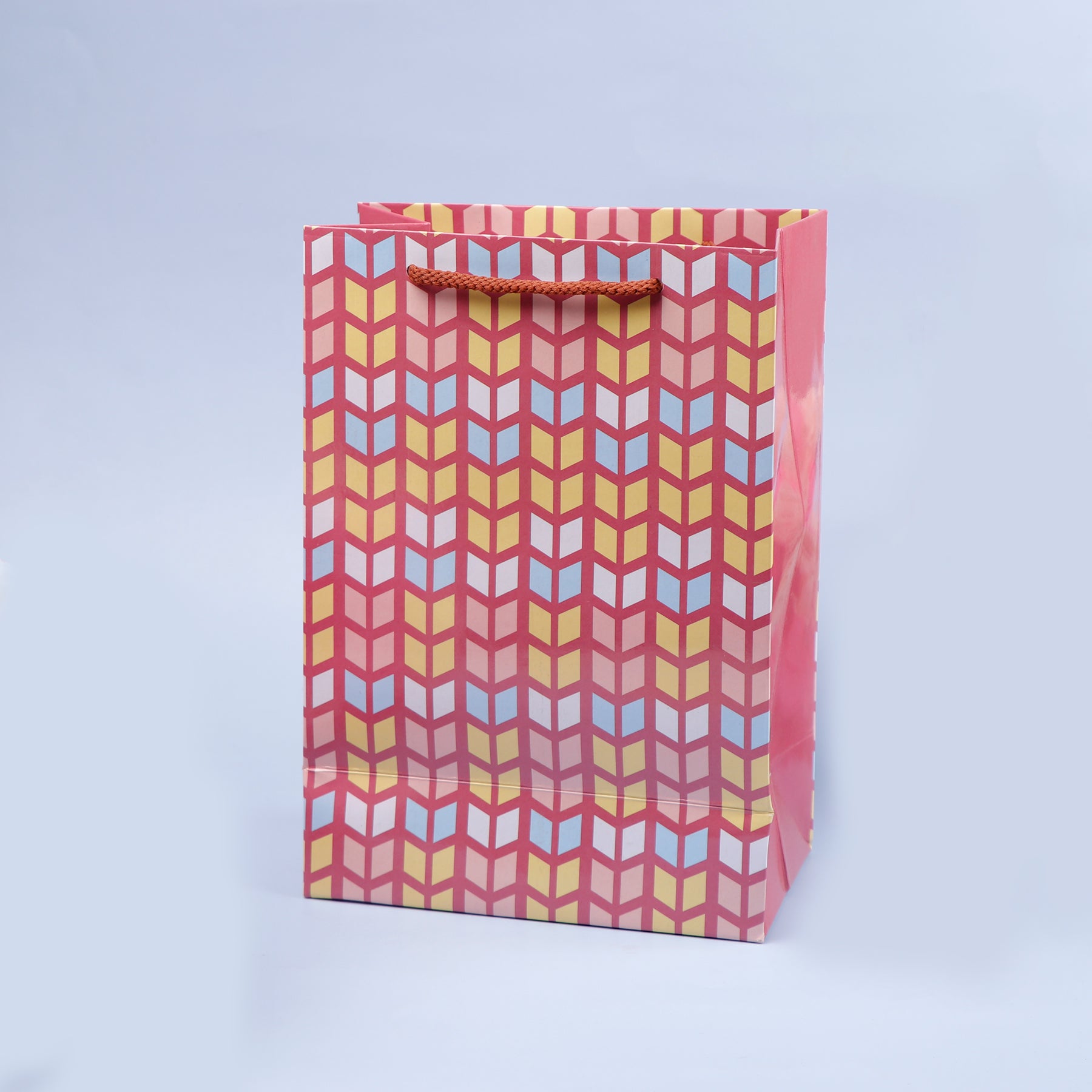 Abstract Linear Print Paper Bags Pack of 3 (S/M/L)