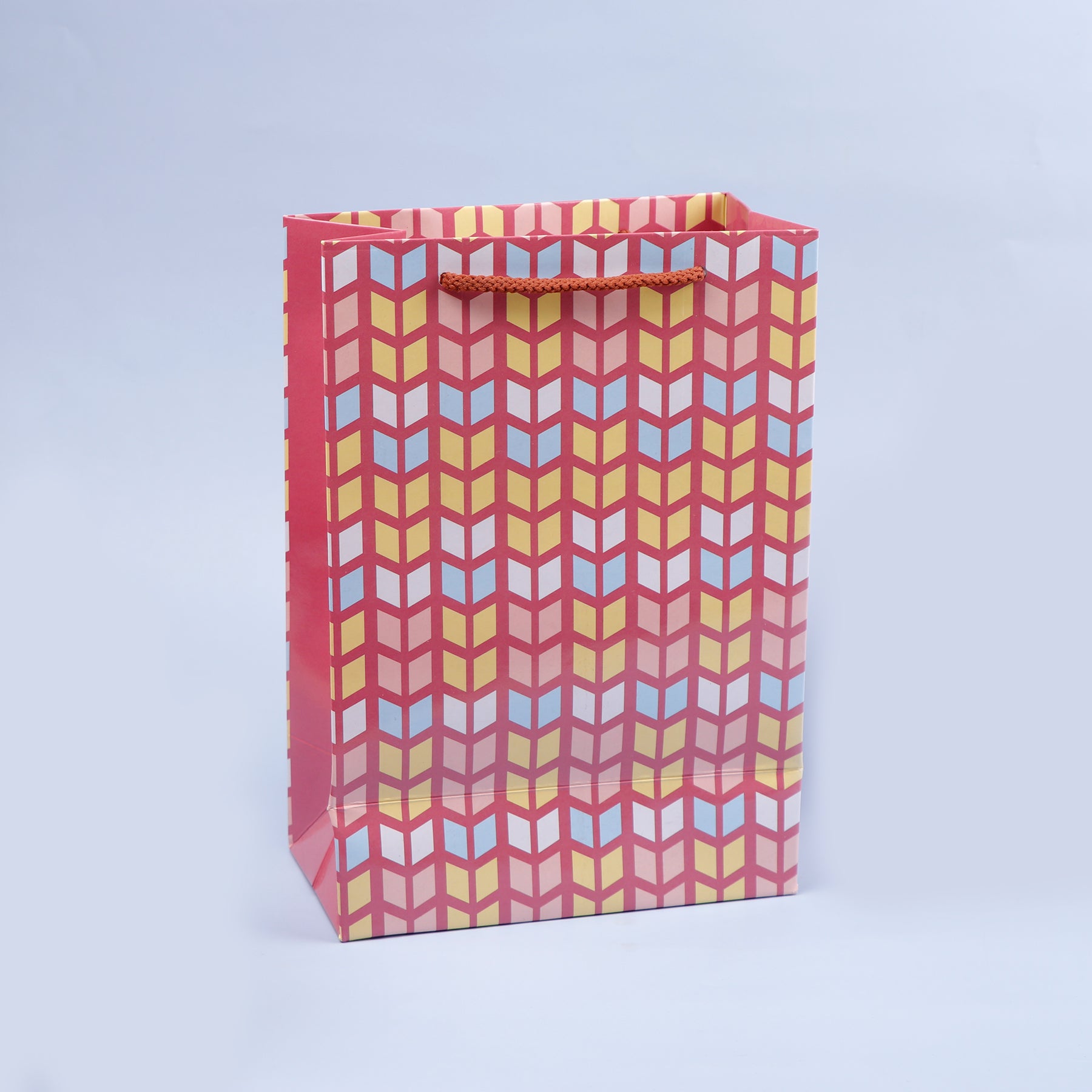 Abstract Linear Print Paper Bags Pack of 3 (S/M/L)