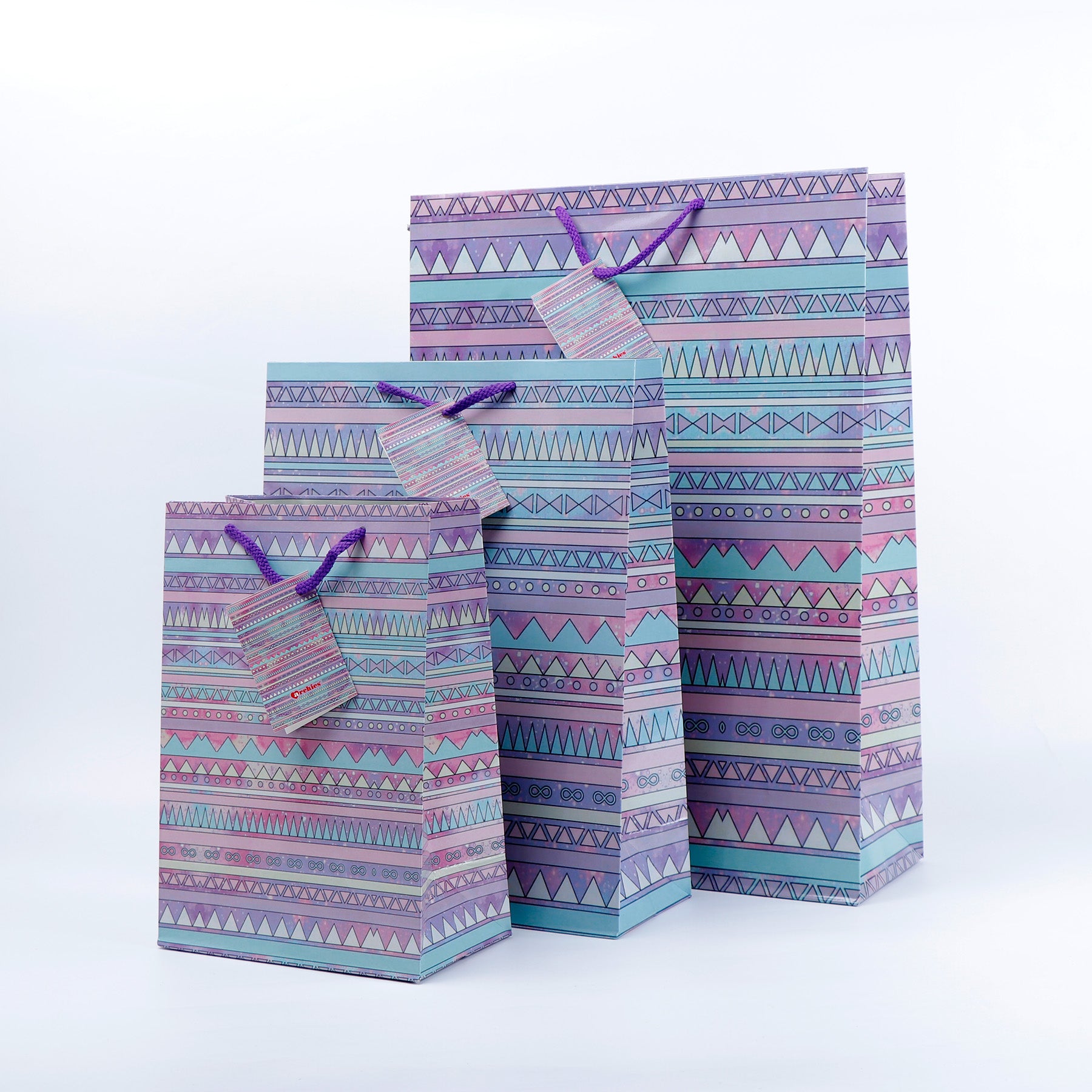 Aesthetic Desiger Paper Bags Pack of 3 (S/M/L)