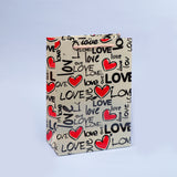 Love Quoted Print Paper Bags Pack of 3 (S/M/L)