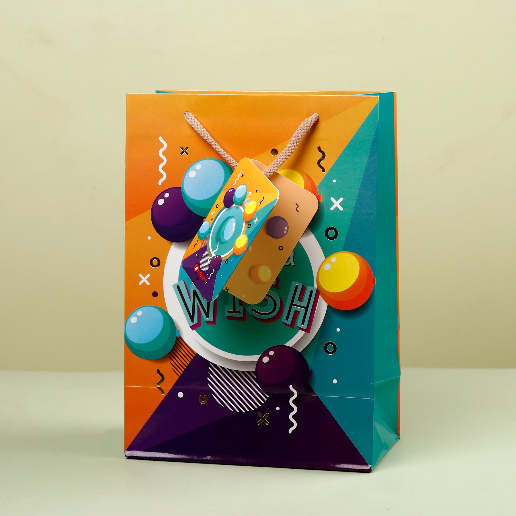 Make A Wish Print Paper Bags Pack of 3 (S/M/L)