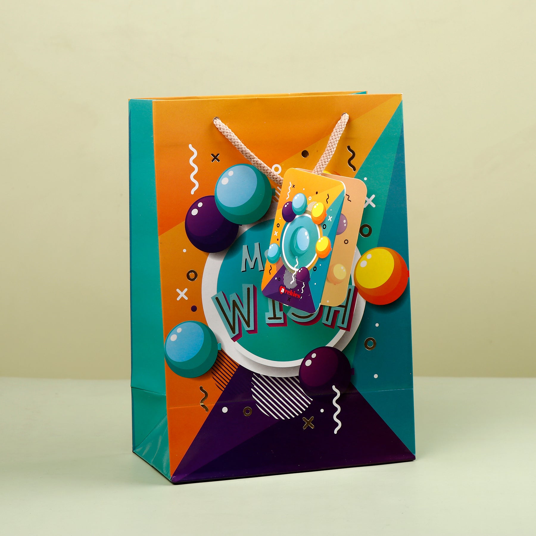 Make A Wish Print Paper Bags Pack of 3 (S/M/L)