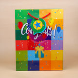 Congrats Print Paper Bags Pack of 3 (S/M/L)
