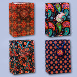 Assorted Designer Paper Bags Pack of 4 Smal