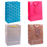 Assorted Printed Paper Bags Pack of 4 Large