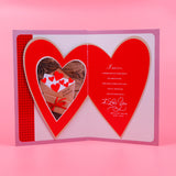 Blooming Love Bear with Rose and Greeting Card