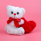 Cute Teddy Bear with Hershey Chocolate and Rose