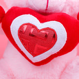 Triple Heart Teddy Bear with Ferrero Rocher and Greeting Card