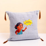 Grey Cushion With Archies UXR Perfume