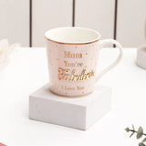 Pink Cushion with Tassels With Mug