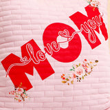 Pink Cushion with Tassels With Mug