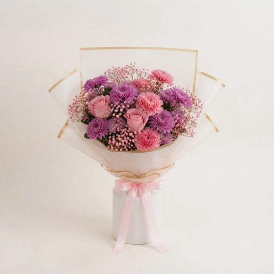Mixed Flower Bouquet with Roses
