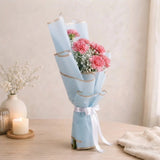 6 Pink Carnation Blush Bouquet