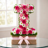 White Daisy, Pink Rose & Carnation Mixed Bouquet
