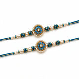 2 Rakhi With Orchid Flower in Jute Wrap - Same Day Delivery | Archies