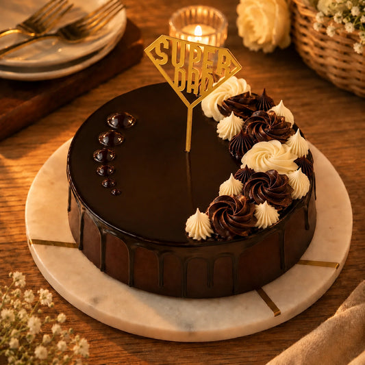 Silky Truffle Delight Cake