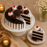 Creamy Drip Black Forest Cream Cake