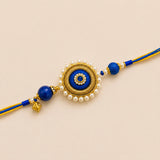Beads Bhaiya Bhabhi Rakhi Set with Cadbury Chocolates | Rakhi Gift for Couple