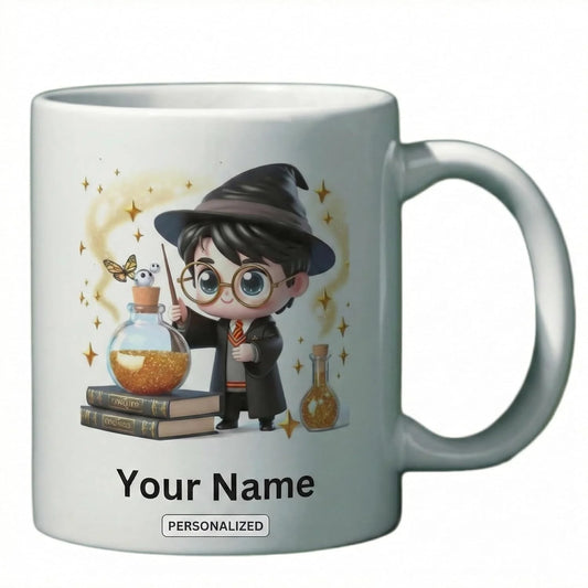 Personalized Wizard Name Mug for Kids