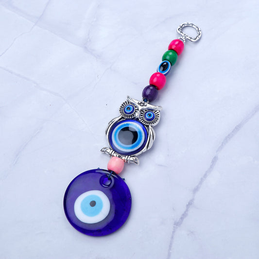 Wise Owl Evil Eye Hanging