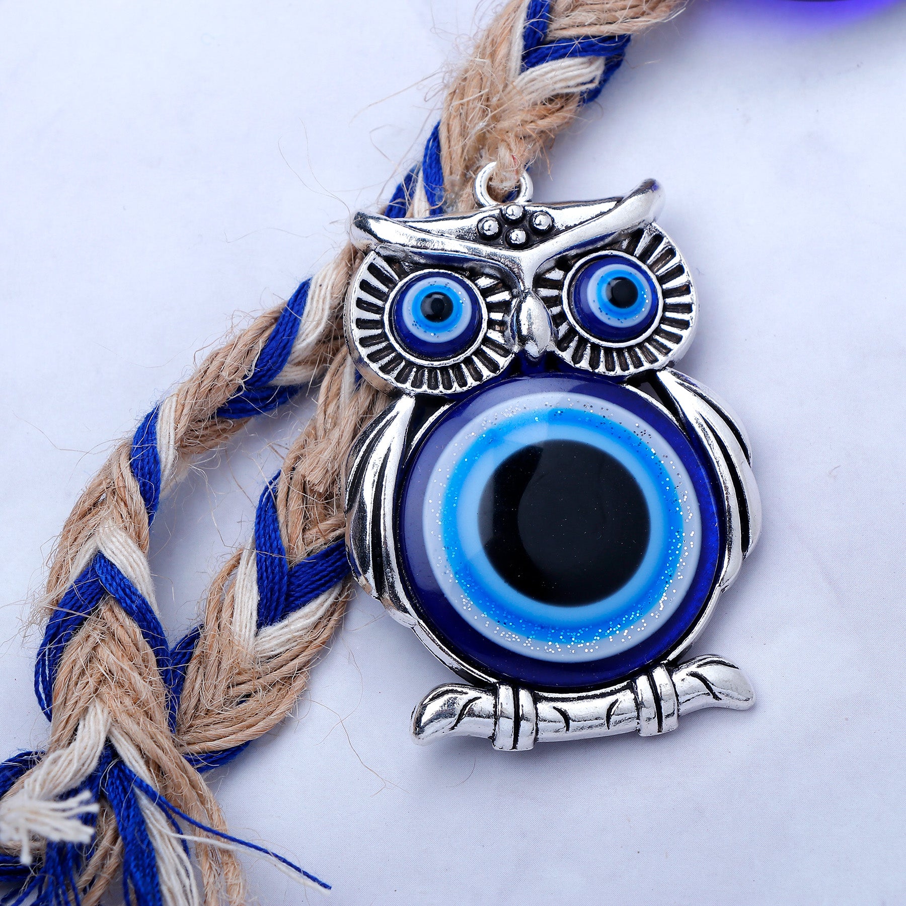 Charming Owl Evil Eye Hanging