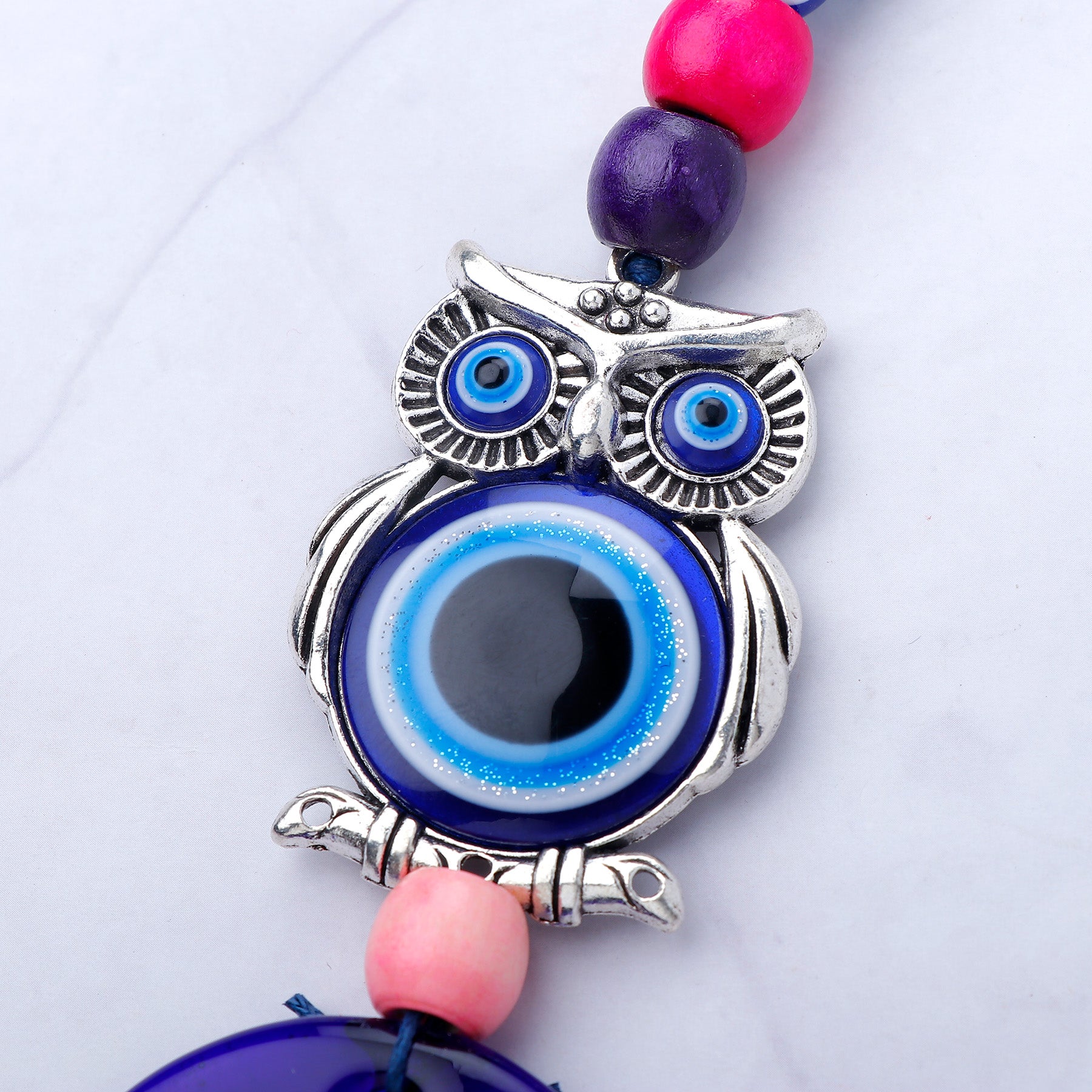 Wise Owl Evil Eye Hanging