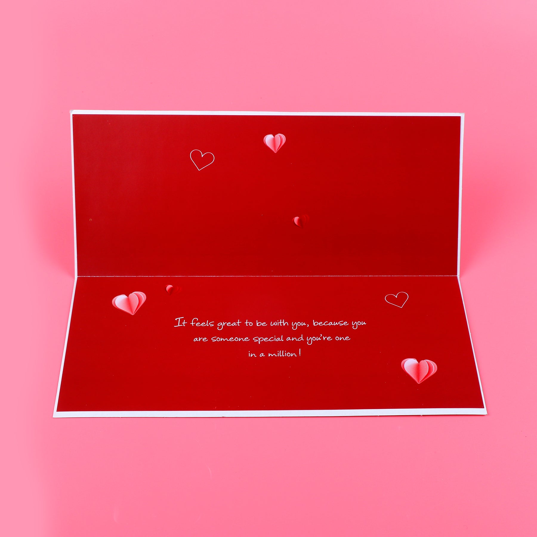 Sweet Love Teddy Bear with Rose and Greeting Card