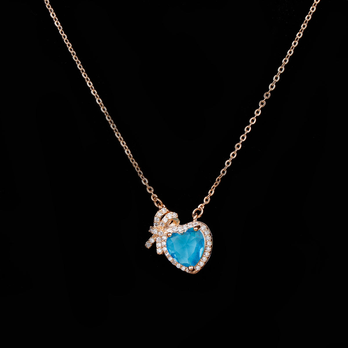 Heart of Ocean Blue Pendant