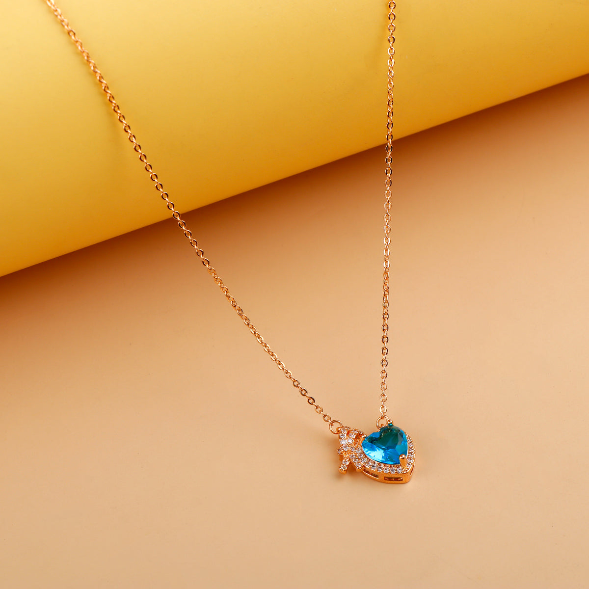 Heart of Ocean Blue Pendant