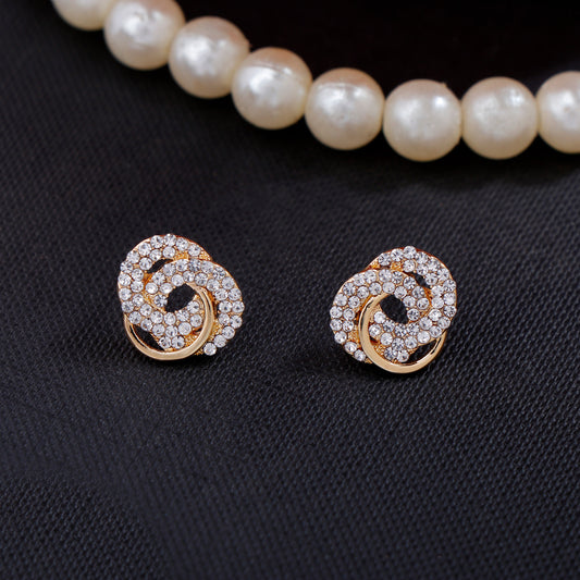 Golden Spiral Loop Earing