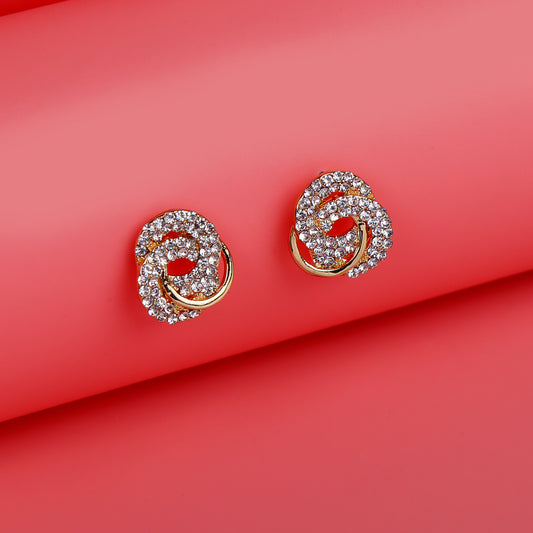 Golden Spiral Loop Earing